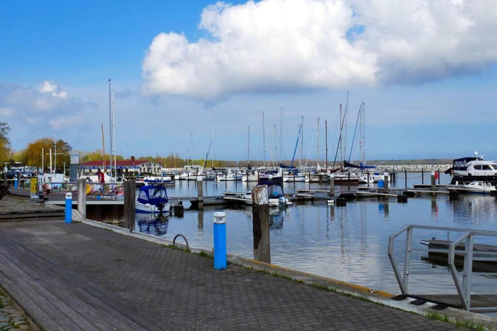 Wohnen Im Hafen Von Barth Mit Gemuetlicher Terrasse Kültér fotó